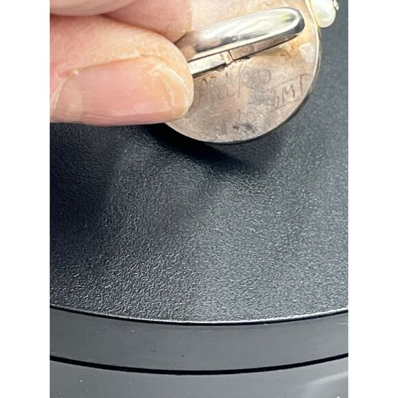 Vintage Mexican 925 Sterling Silver Pressed Flower Ring Signed AMIKO #1341 - Picture 16 of 16